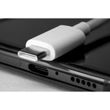 USB-C In-Ear Headphones – Wired Earbuds with Mic & Volume Control for iPhone 15, iPad, Samsung (White)