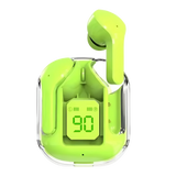 Air31 Wireless Earbuds Bluetooth 5.3, Wireless Earphones Transparent with Deep Bass Hi-Fi Stereo Sound, Bluetooth Headphone with Built-in Mic Charging Case Suitable for iPhone Android Laptop
